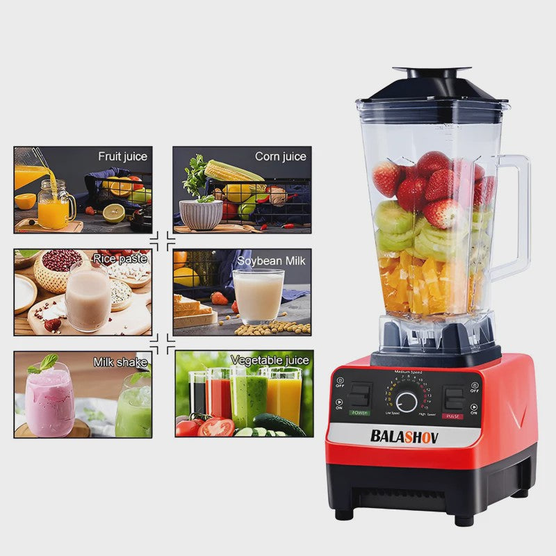 Krachtige 2000W Professionele Blender & Foodprocessor - IJs Crushen, Smoothies Maken & Juicen