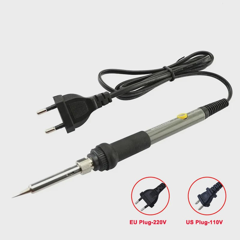60W Verstelbare Temperatuur Soldeerbout - EU 220V / US 110V Plug - Ideaal voor DIY Reparatie