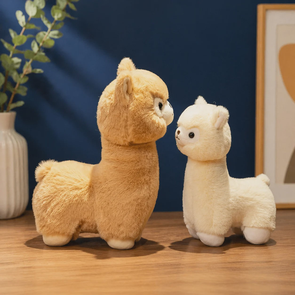 Kawaii Alpaca Pluche Knuffel - Zachte Llama Pluche Dier Speelgoed Pop als Kussen, Cadeau en Kamerdecoratie