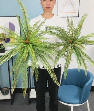 Grote Kunstvaren Hangplant - Nep Palmboom met Vallende Bladeren voor Buiten (50/65cm)