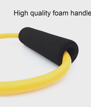 8-vormige Weerstandsband voor Krachttraining en Fitness | Elastische Oefenband met Handvatten