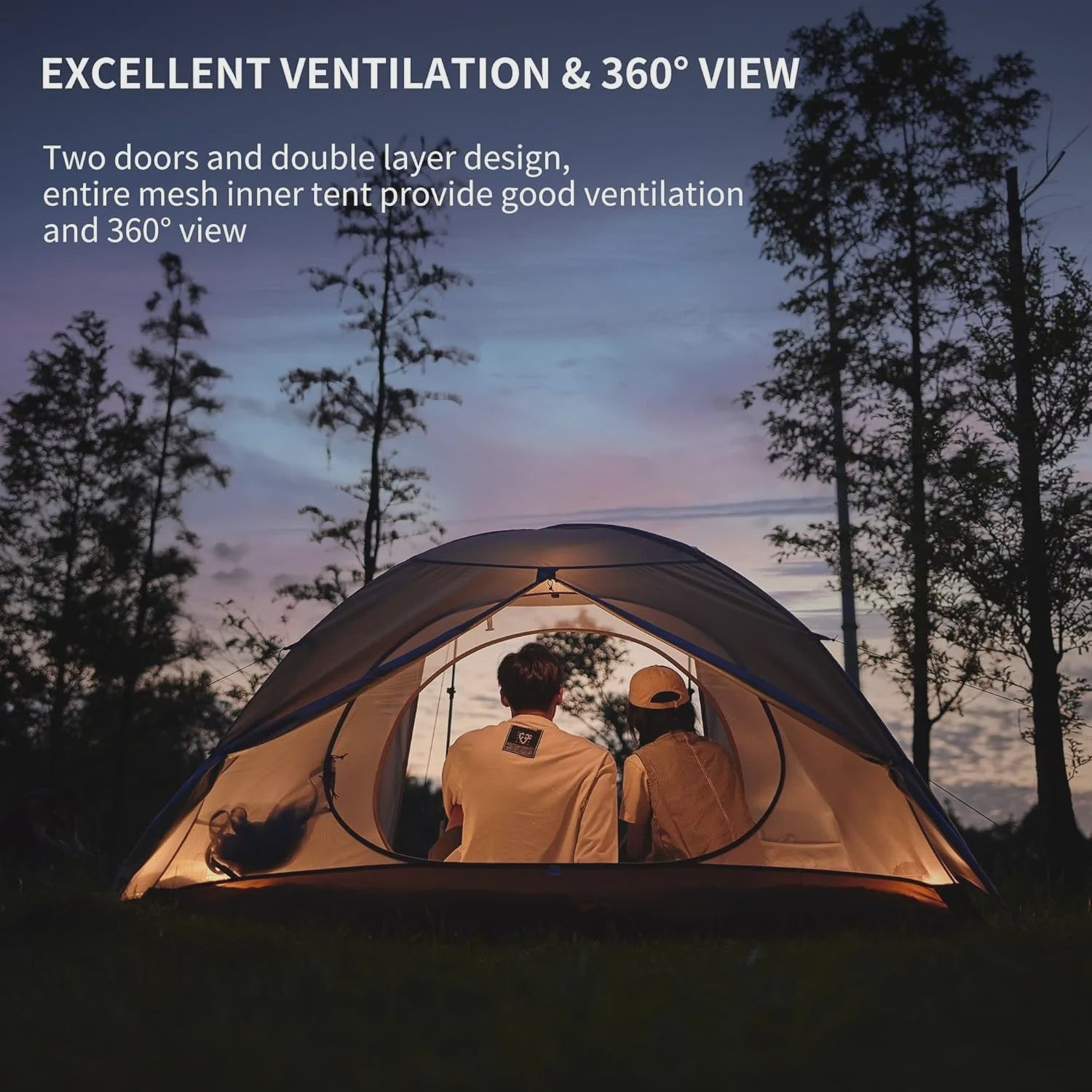 Naturehike Cloud River 2-3 Persoons Tent: Lichtgewicht, Waterdicht & UV-beschermend Kampeeravontuur