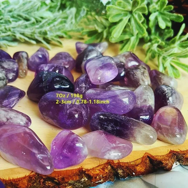 100g Gekantelde Amethist Kristallen - Gepolijste Edelstenen voor Woondecoratie & Reiki