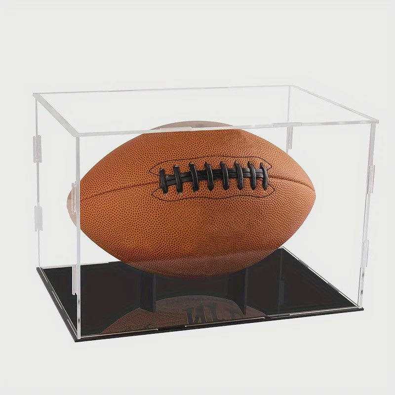 Acryl Display Box met Bodemplaat - Stofvrij Presenteren van Sportballen