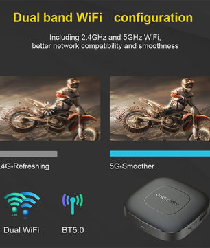 Android TV Box T1 Deluxe: 4K Streaming, Google Assistant & Netflix