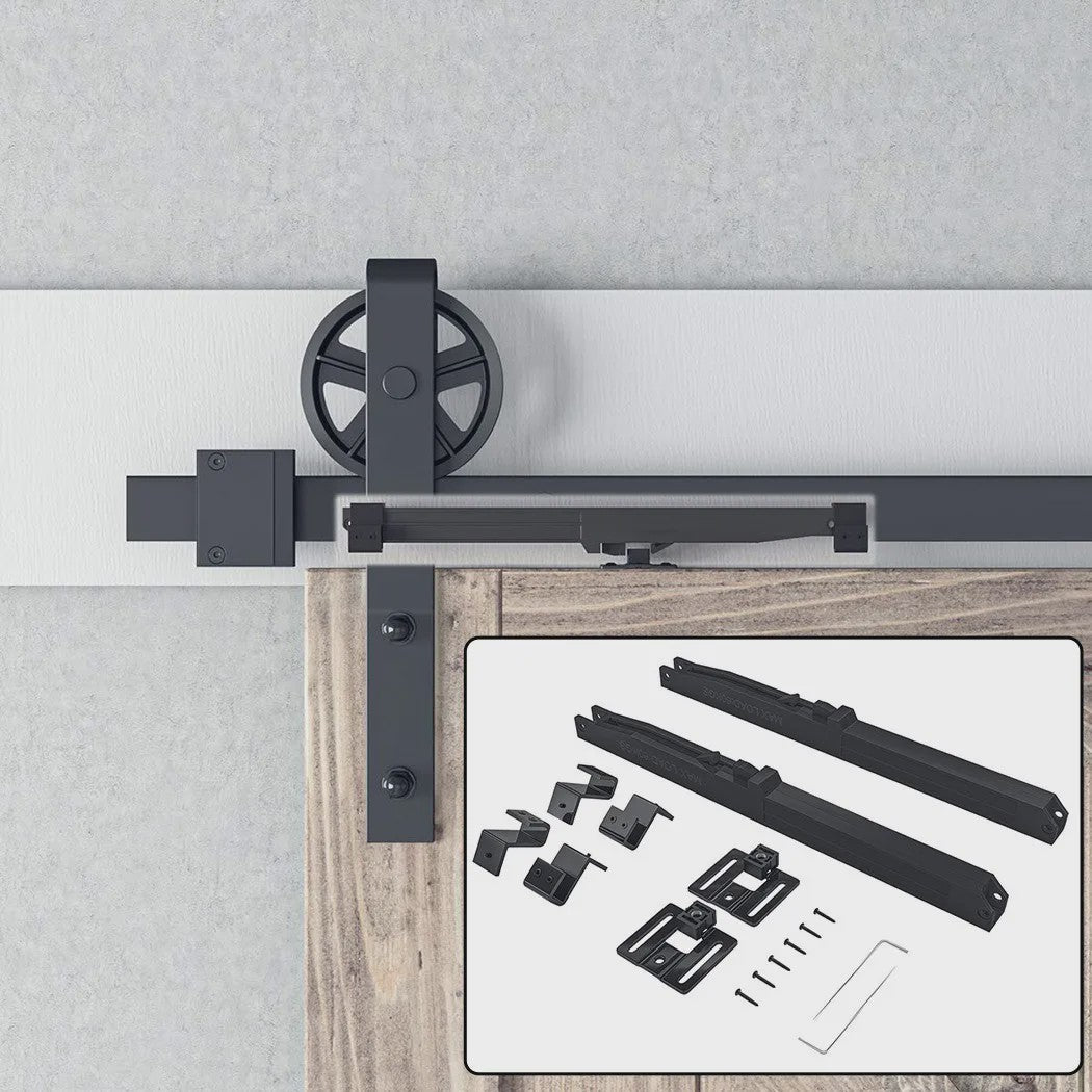 Soft Close Demper Systeem voor Barn Door Schuifdeuren - Vloeiende en Stille Sluiting