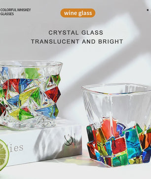 PINNY Kristallen Glas 300ML - Stained Crystal, Vintage Stijl