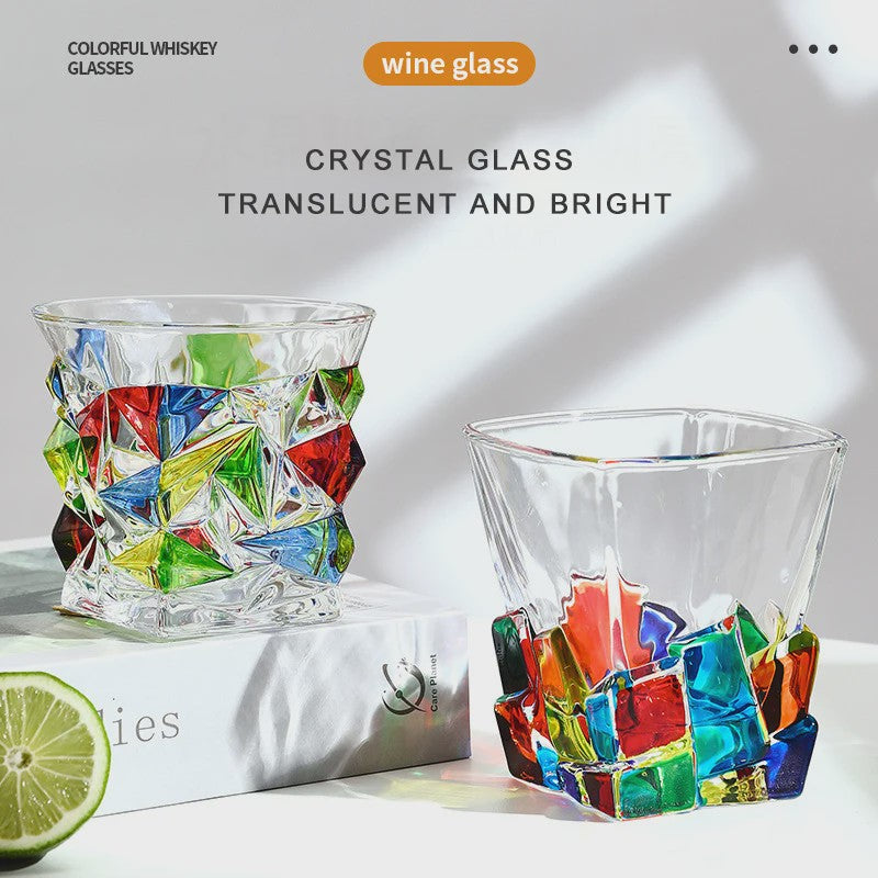 PINNY Kristallen Glas 300ML - Stained Crystal, Vintage Stijl