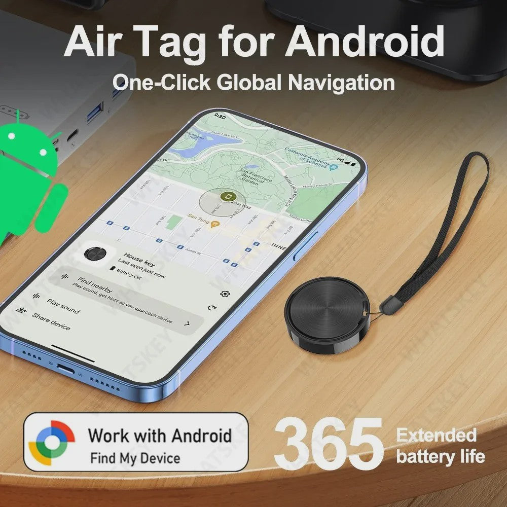 Slimme GPS Tracker Tag - Vind Je Spullen Terug met Bluetooth & Google Find My