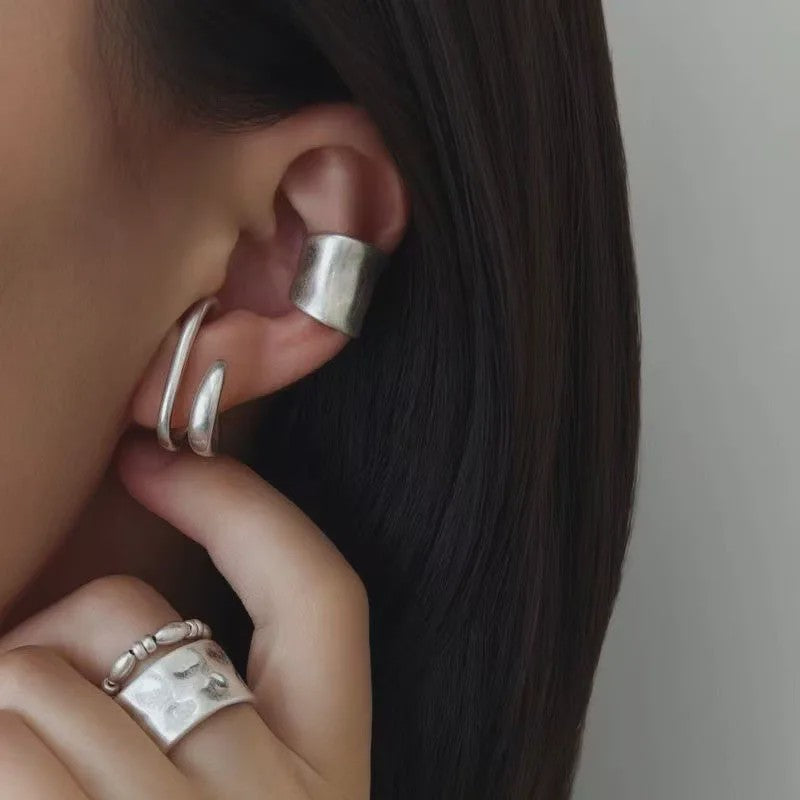 Trendy C-vormige Oorclip Oorbellen - Stijlvolle Earcuff voor Dagelijks Gebruik