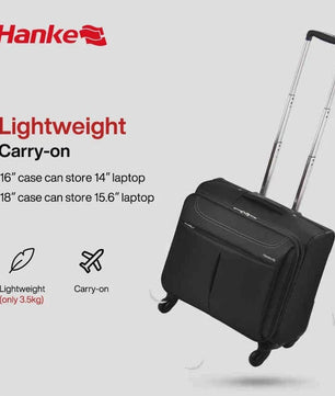 Zakelijke Handbagage Koffer met Spinner Wielen - 16/18 Inch Reisbagage