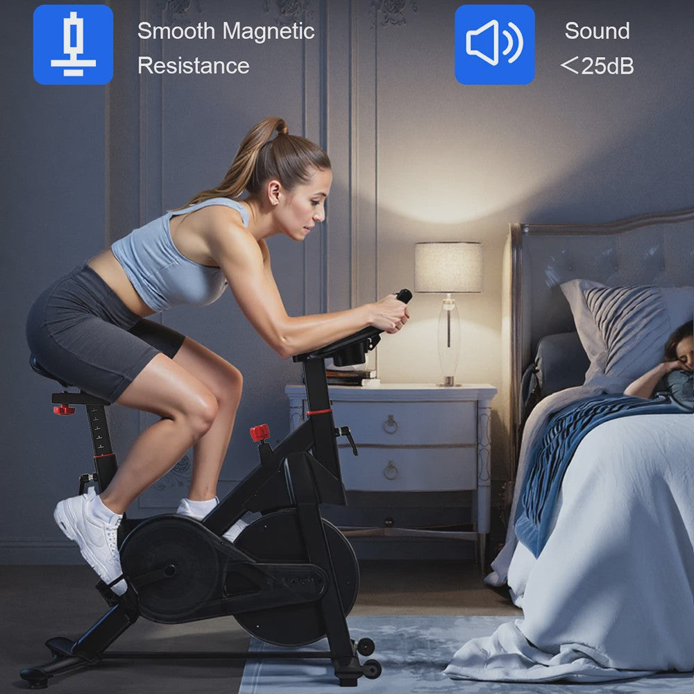 Superun Hometrainer Ergometer met Magnetische Weerstand en LCD Display - Max 100 kg