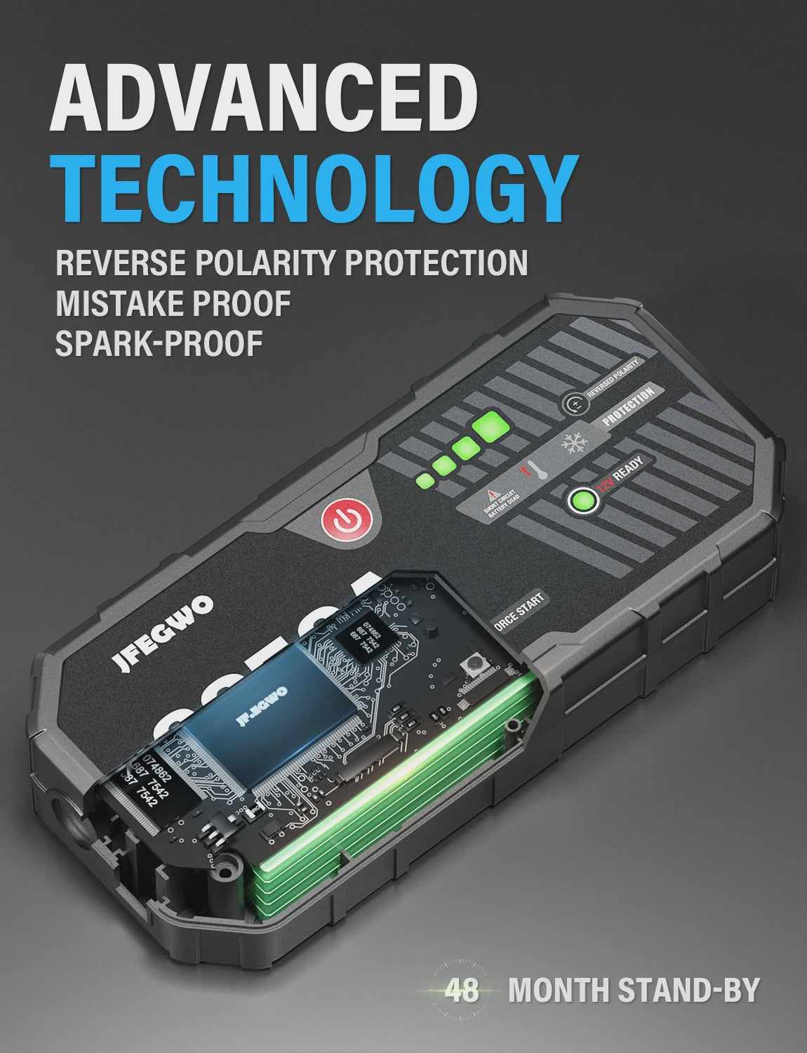 AdoreTrip 6250A Auto Startkabels & Powerbank - 12V Accu Booster voor Auto's en SUV's