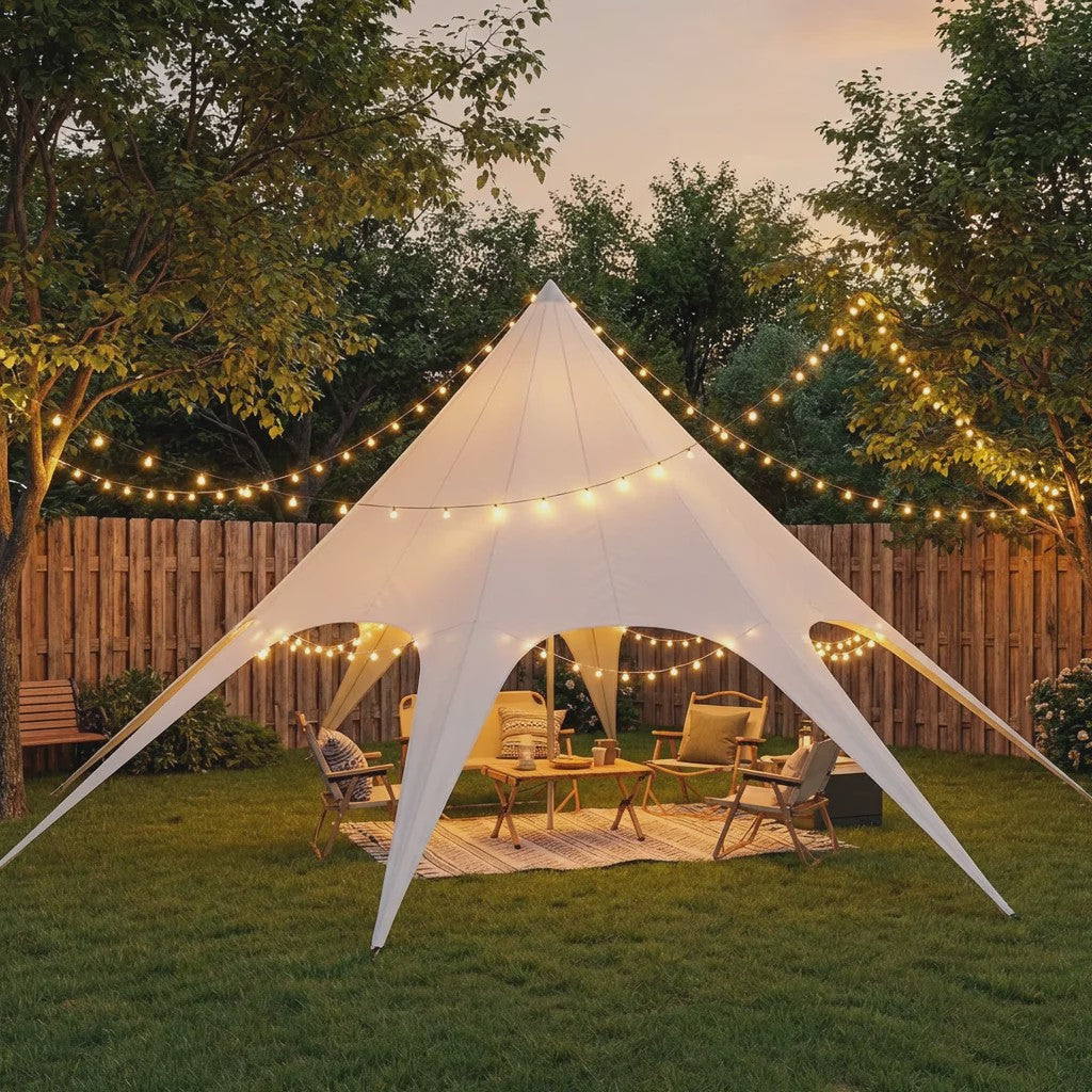 Luxe Ster Tent - Waterdicht, UV-bestendig voor Glamping, Feesten & Evenementen