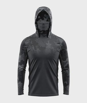 Herenshirt met Lange Mouwen en 3D Visprint - Ademend & Comfortabel voor Outdoor Activiteiten