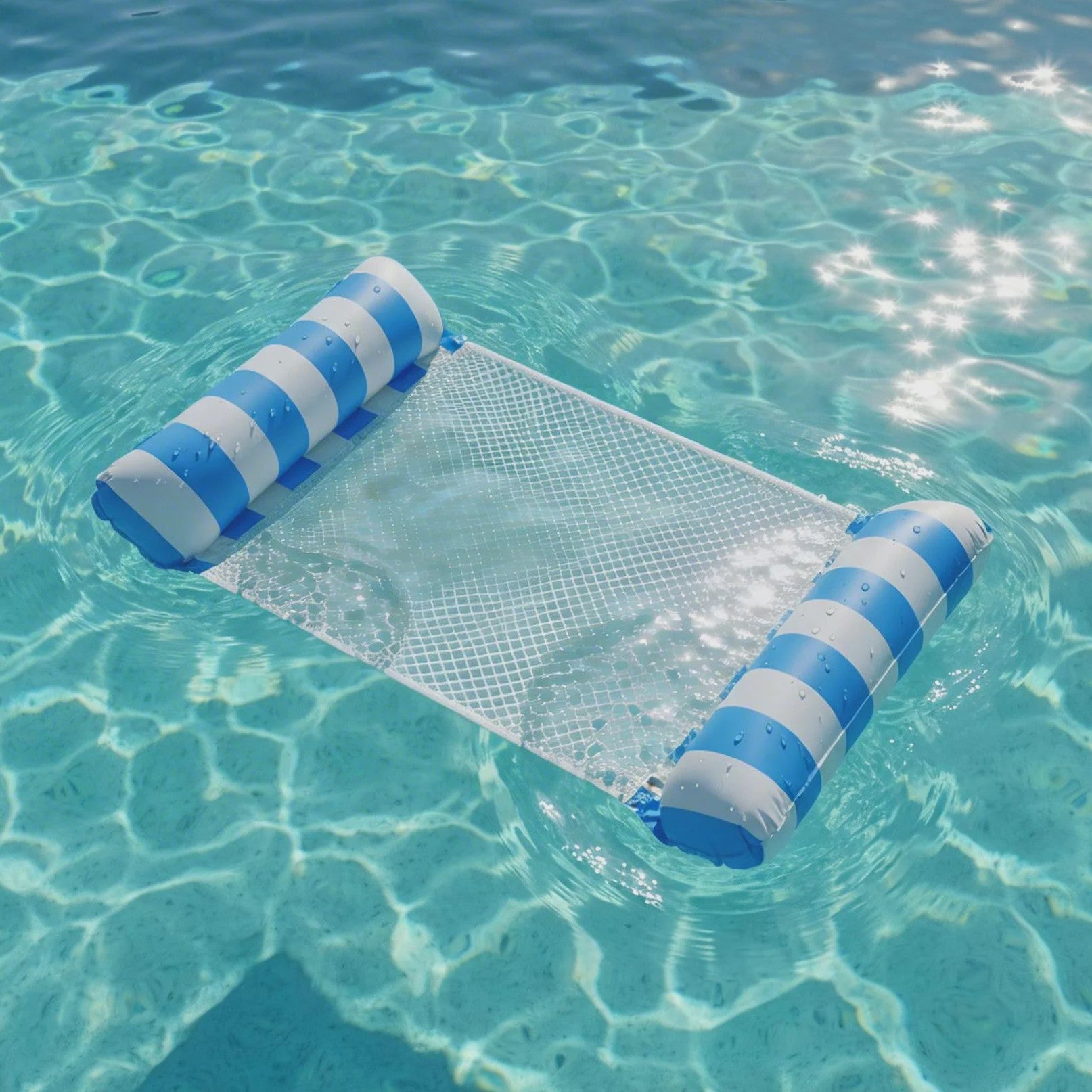 Opblaasbare Waterhangmat 4-in-1: Lounger, Zadel, Stoel & Drifter