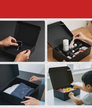 Set van 5 of 10 Luxe Vliegtuigdozen - Extra Stevig - Ideaal voor Cadeaus, Kleding en Cosmetica