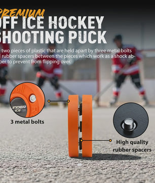 Professionele Hockey Puck voor Training - Duurzaam Plastic, Herbruikbaar voor Off-Ice Oefeningen
