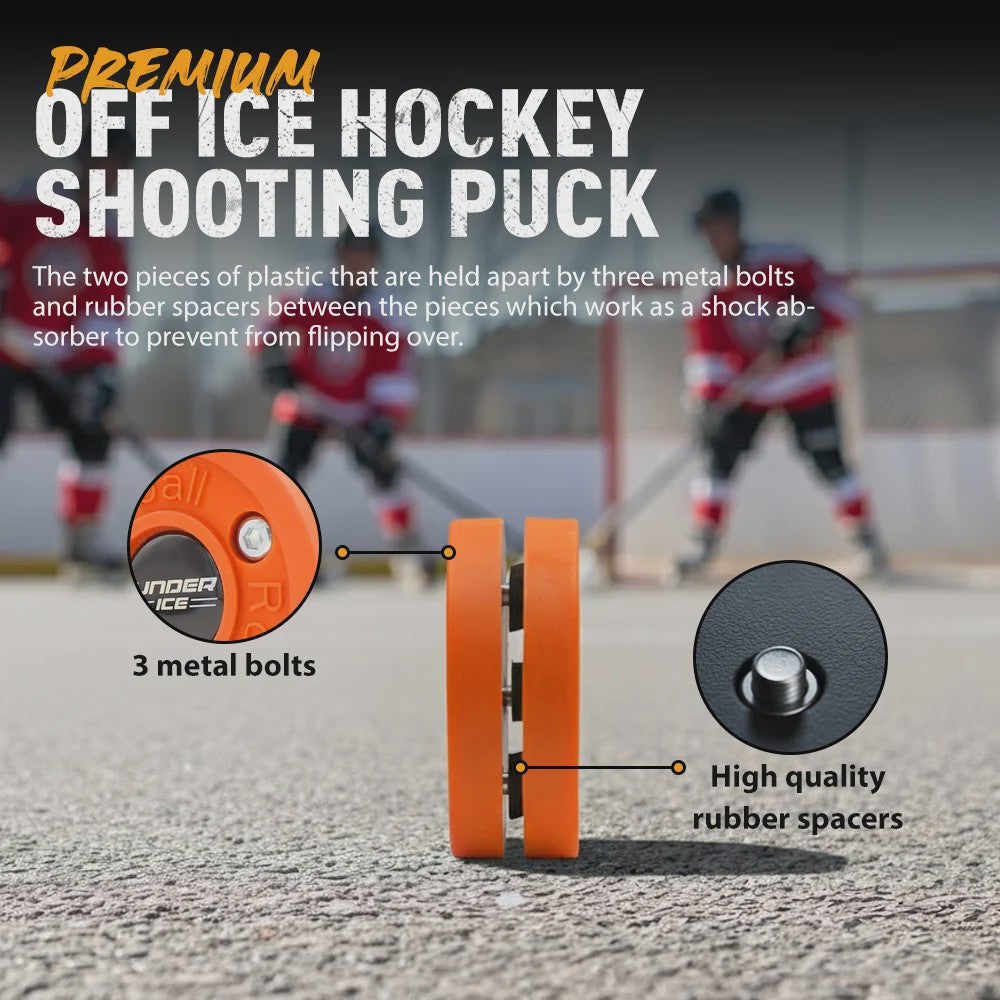 Professionele Hockey Puck voor Training - Duurzaam Plastic, Herbruikbaar voor Off-Ice Oefeningen