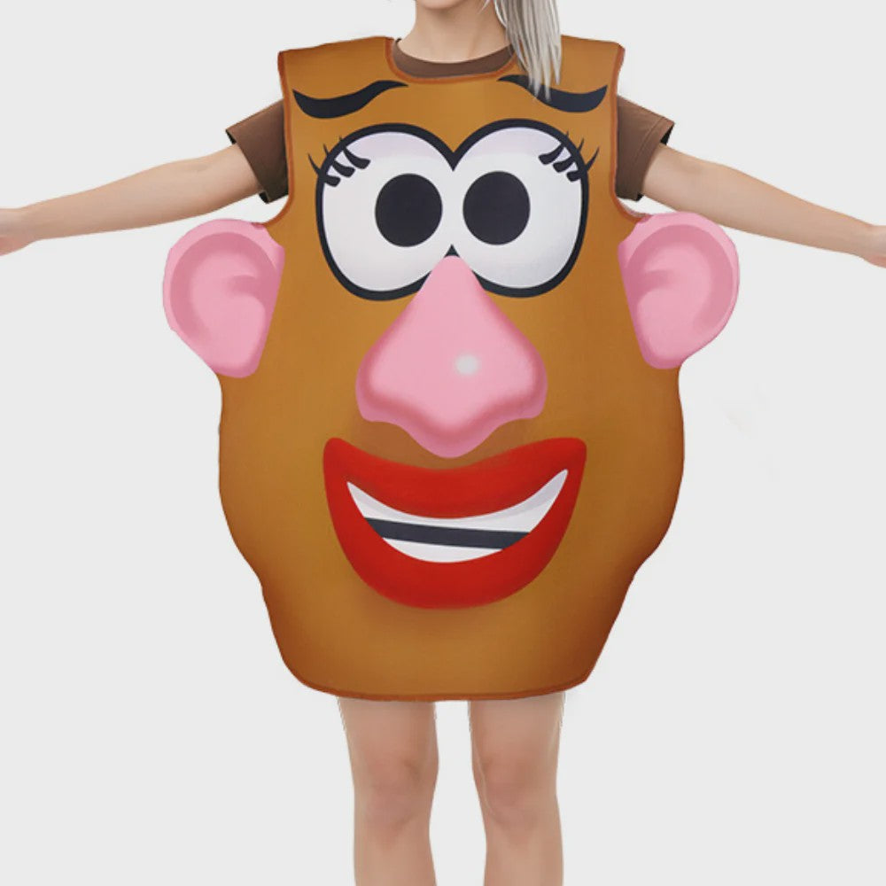 Grappig Mr. & Mrs. Potato Head Kostuum voor Koppels - Halloween & Feestjes