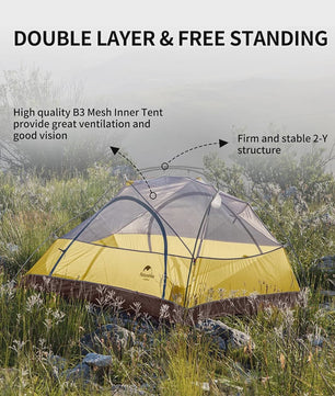 Naturehike Star-River 2-persoons 4-seizoenen ultralichte waterdichte tent