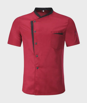 Klassiek Chef Jack met Korte Mouwen - Horeca Uniform voor Heren en Dames