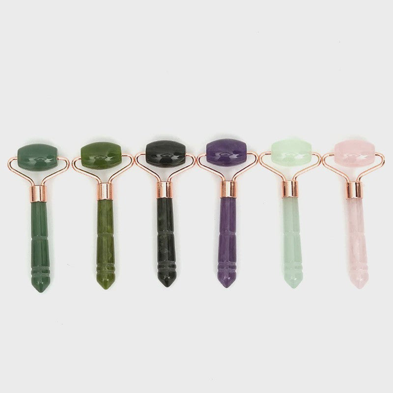 Jade Gezichtsroller & Gua Sha Tool - Natuursteen Massage voor Huidverjonging & Facelift