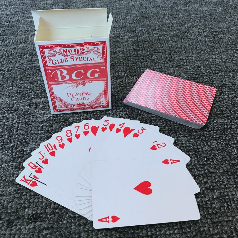 BCG Poker Speelkaarten - 52 kaarten + 2 Jokers - Plastic Coated - 63x88mm