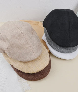 Stijlvolle Britse Baret Pet voor Heren - Retro Painter Cap voor Lente & Zomer