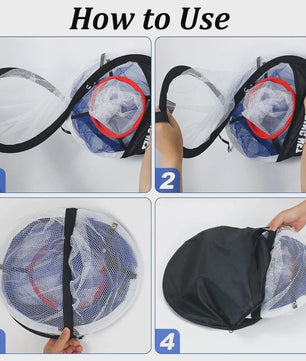 Pop-Up Golf Chipping Net met Oefenmat - Draagbaar & Opvouwbaar voor Perfecte Swing Oefening