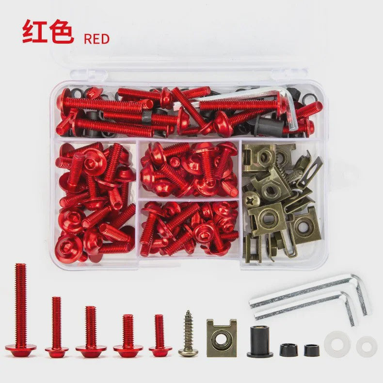177-delige Motor Kuipbouten & Moeren Set - Universeel voor Diverse Motormodellen