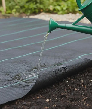 Onkruiddoek Zwart 2x50m PP - UV & Waterbestendig Bodembedekker voor Tuin, Gazon & Balkon