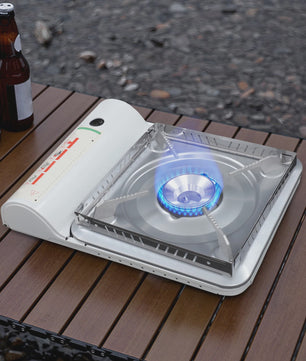 Draagbare Gasbrander 3500W - Compacte Camping Kooktoestel voor Buiten BBQ & Noodgevallen
