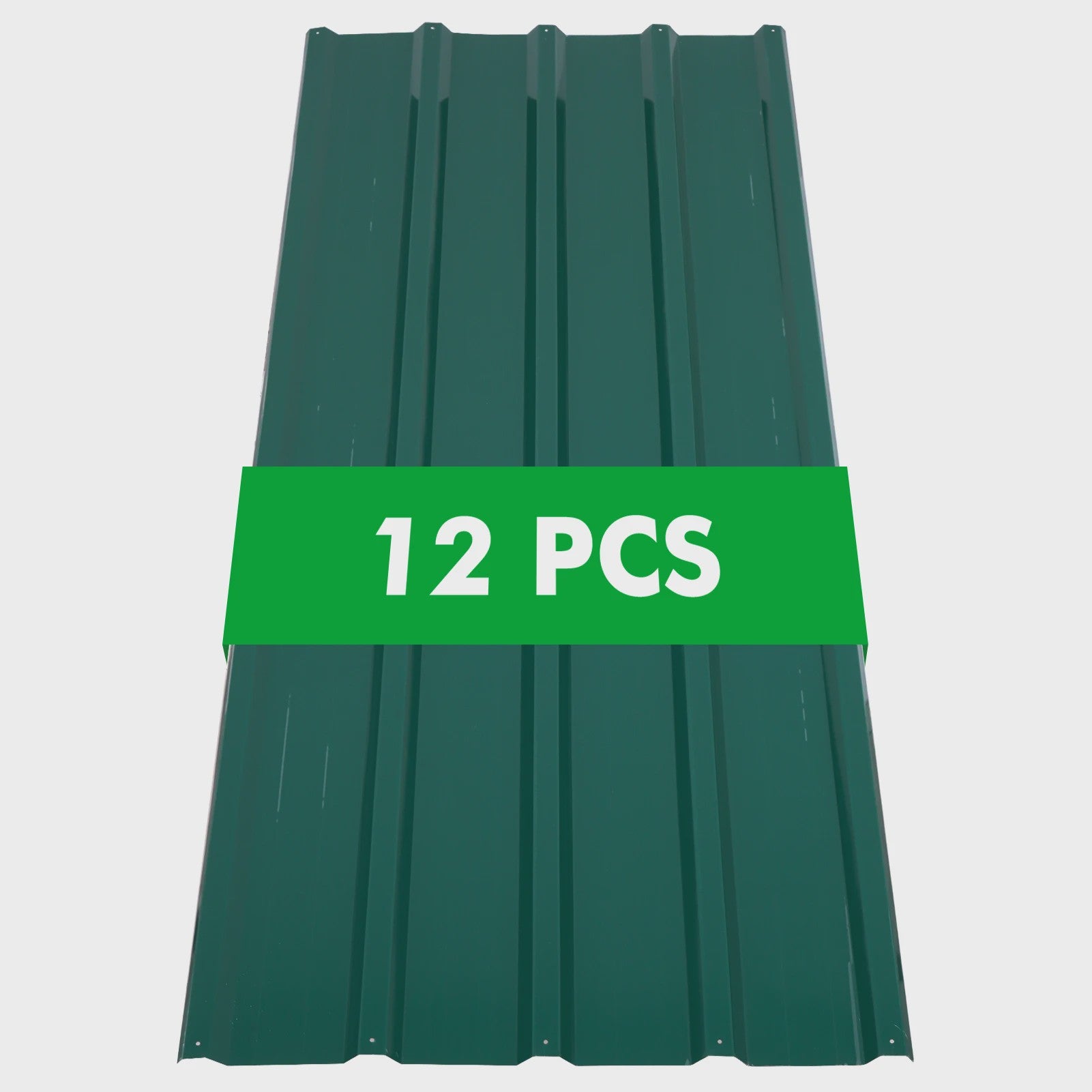 12x Golfplaten Metaal - Gecoat Staal 0.23mm Dik - Roestbestendig Dakbedekking voor Carport