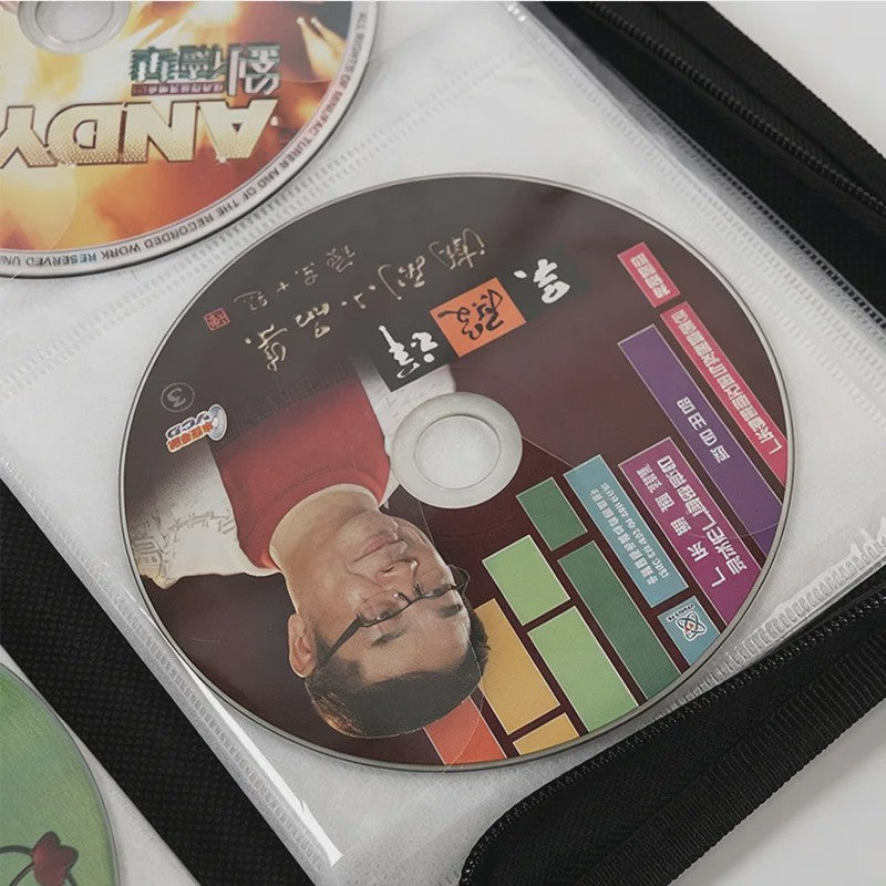 80 CD Opbergmap - Draagbare Hoes met Rits voor Auto en Thuis