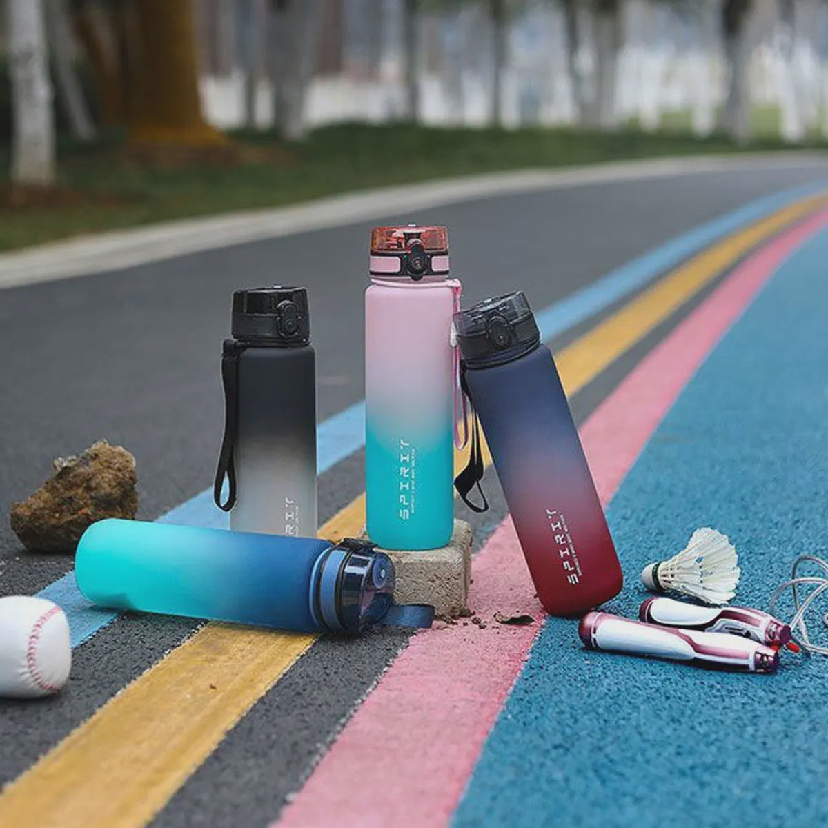 Gradient Waterfles - 1000ml, 750ml, 600ml - Ideaal voor Sport, Outdoor & Cadeau