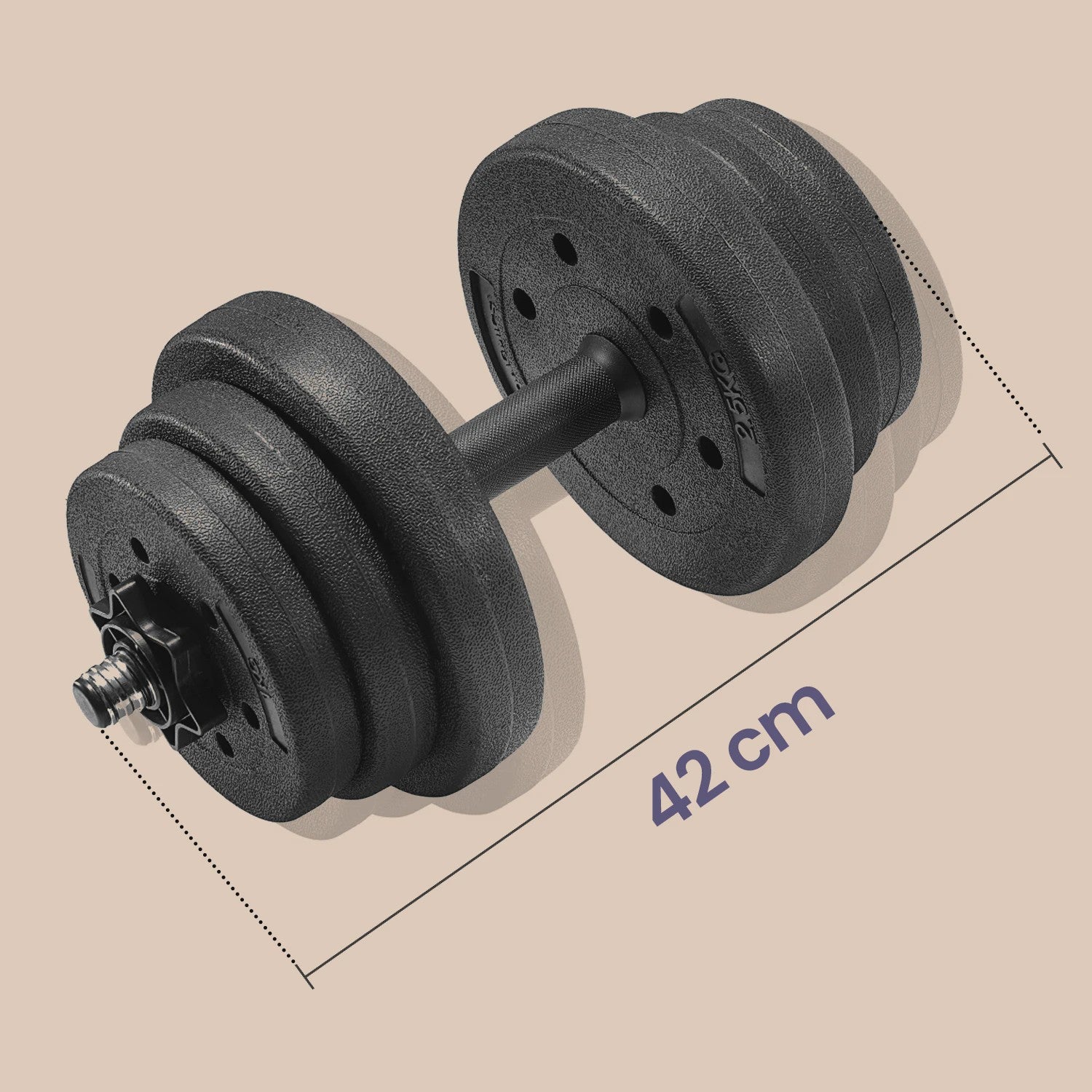 Songmics Verstelbare Dumbbells Set - 2 x 10 kg