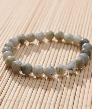 Labradorite Natuursteen Armband - Handgemaakt & Uniek voor Dames