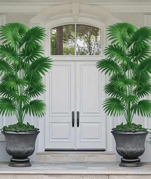 Grote Kunstpalm Boom 110cm - Realistische Tropische Kunstplant voor Binnen & Buiten
