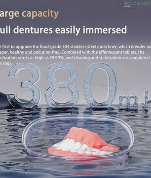 USB Reiniger voor Gebitsreiniging: Kunstgebitten, Aligners, Beugels & Bitjes