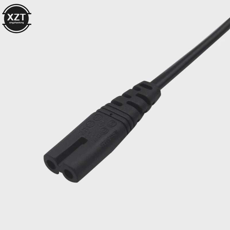 0.6M EU Stroomkabel met C7 Connector (Figure-of-Eight) - Voeding voor Laptop, Desktop, Radio, Xbox