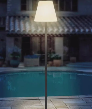 Nordic Minimalistische Staande Lamp met Solar Energie - Sfeervolle Verlichting voor Woonkamer & Slaapkamer