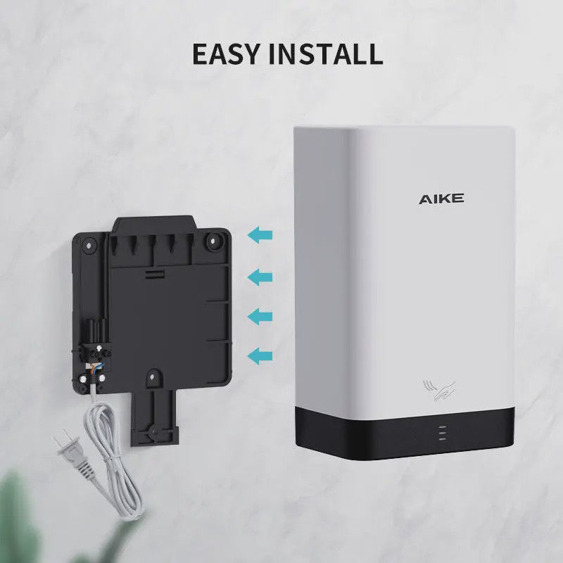 AIKE Automatische Handdroger - Snel & Efficiënt 900W Wandmodel