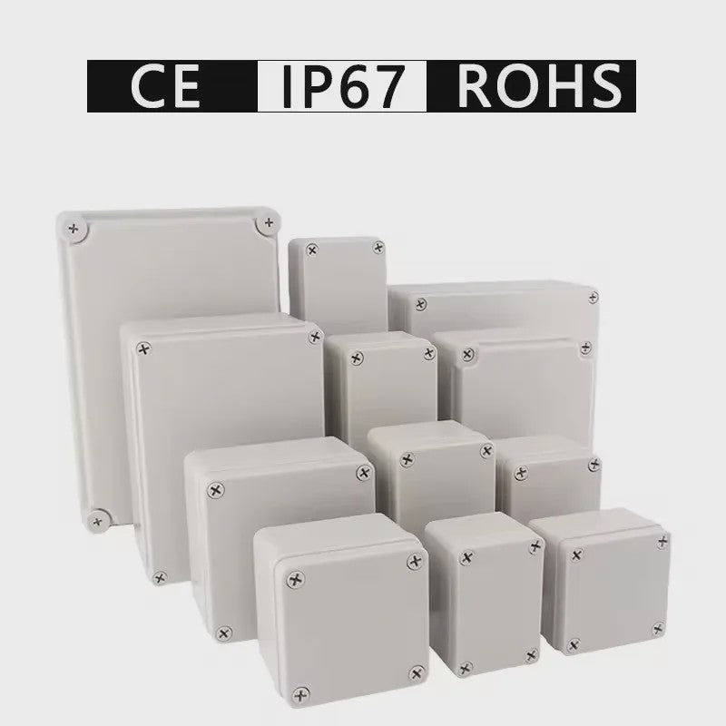 Waterdichte Kunststof Projectbehuizing IP66 - Robuuste Elektronica Behuizing voor Buiten