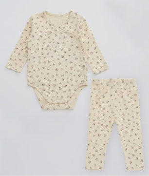 Babykleding Set: Romper met Lange Mouw & Broekje - Herfst/Winter Collectie
