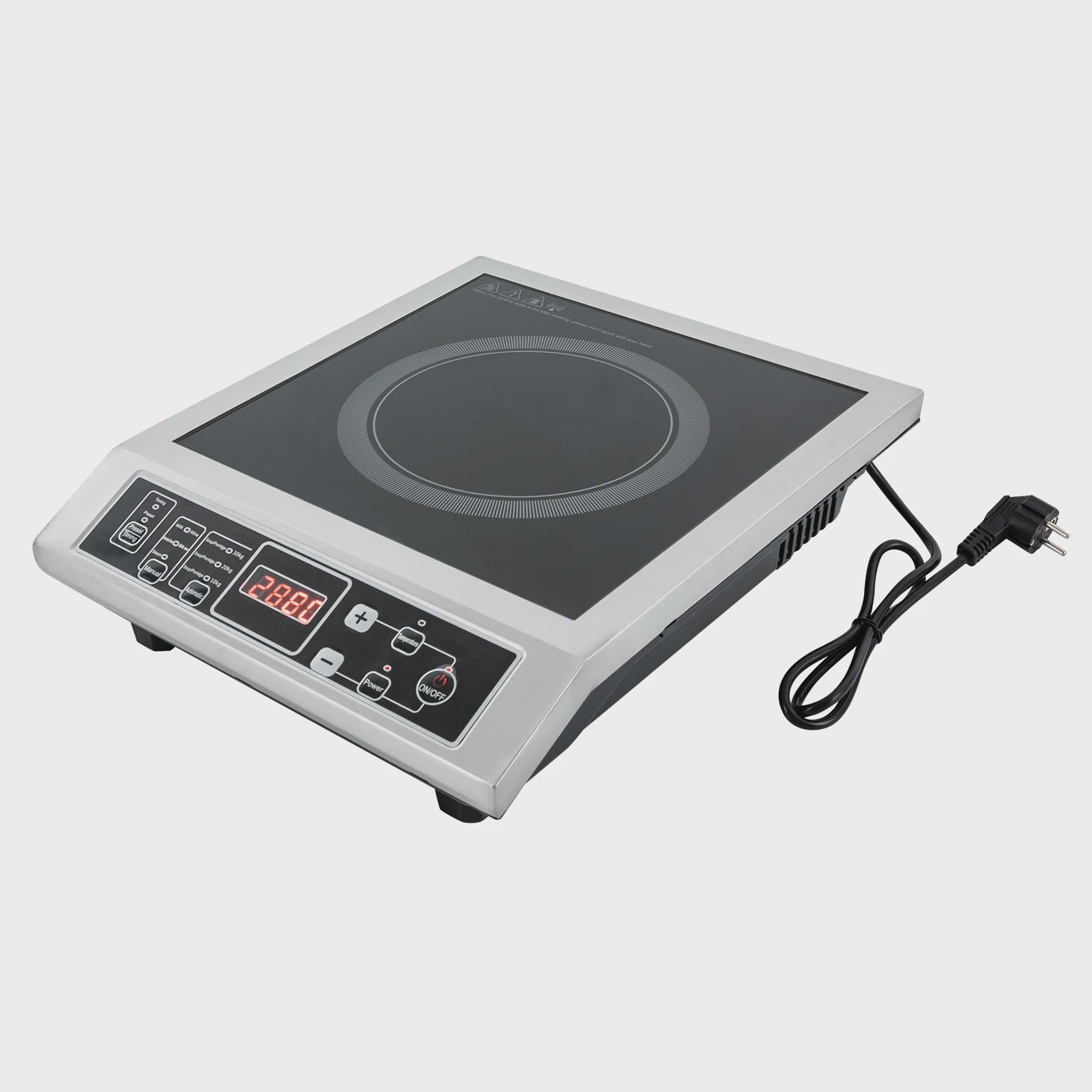 Professionele 3500W Inductie Kookplaat - Draagbaar & met Timer