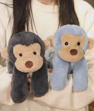 Kawaii Aap Knuffel 40cm - Schattige Pluche Speelgoed Pop voor Kinderen, Perfect Festival Cadeau
