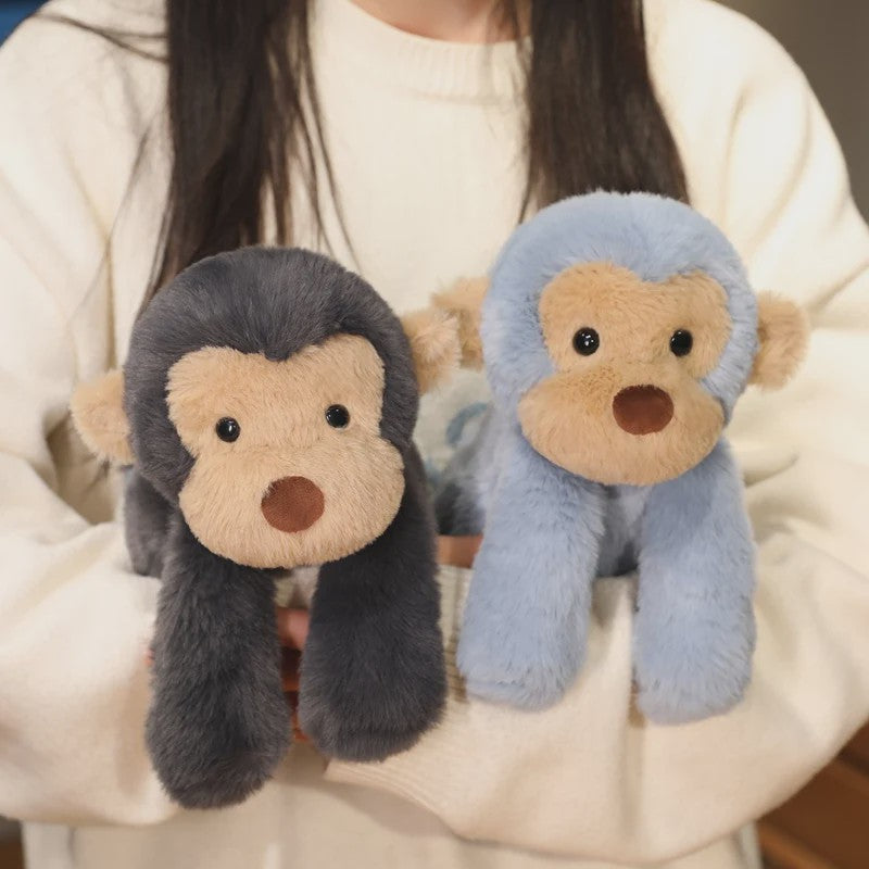 Kawaii Aap Knuffel 40cm - Schattige Pluche Speelgoed Pop voor Kinderen, Perfect Festival Cadeau