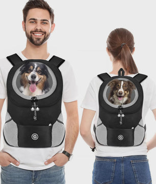 Ademende Hondenrugzak voor Buiten - Camouflage Reistas voor Kleine Hond of Kat