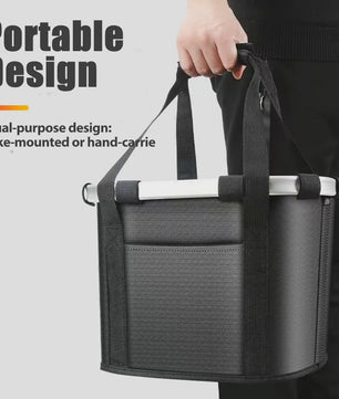 NEWBOLER Afneembare Fietsmand - Waterdicht Stuurmand & Hondenmand voor Bikepacking